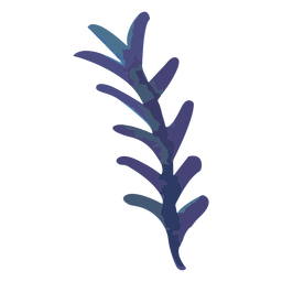 Acuarela de rama de planta Diseño PNG