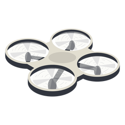 Ilustración de drone compacto quadcopter Diseño PNG