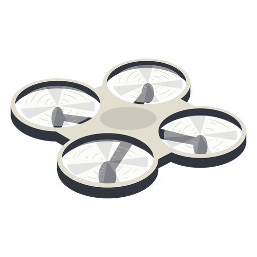 Quadcopter compact drone illustration PNG Design