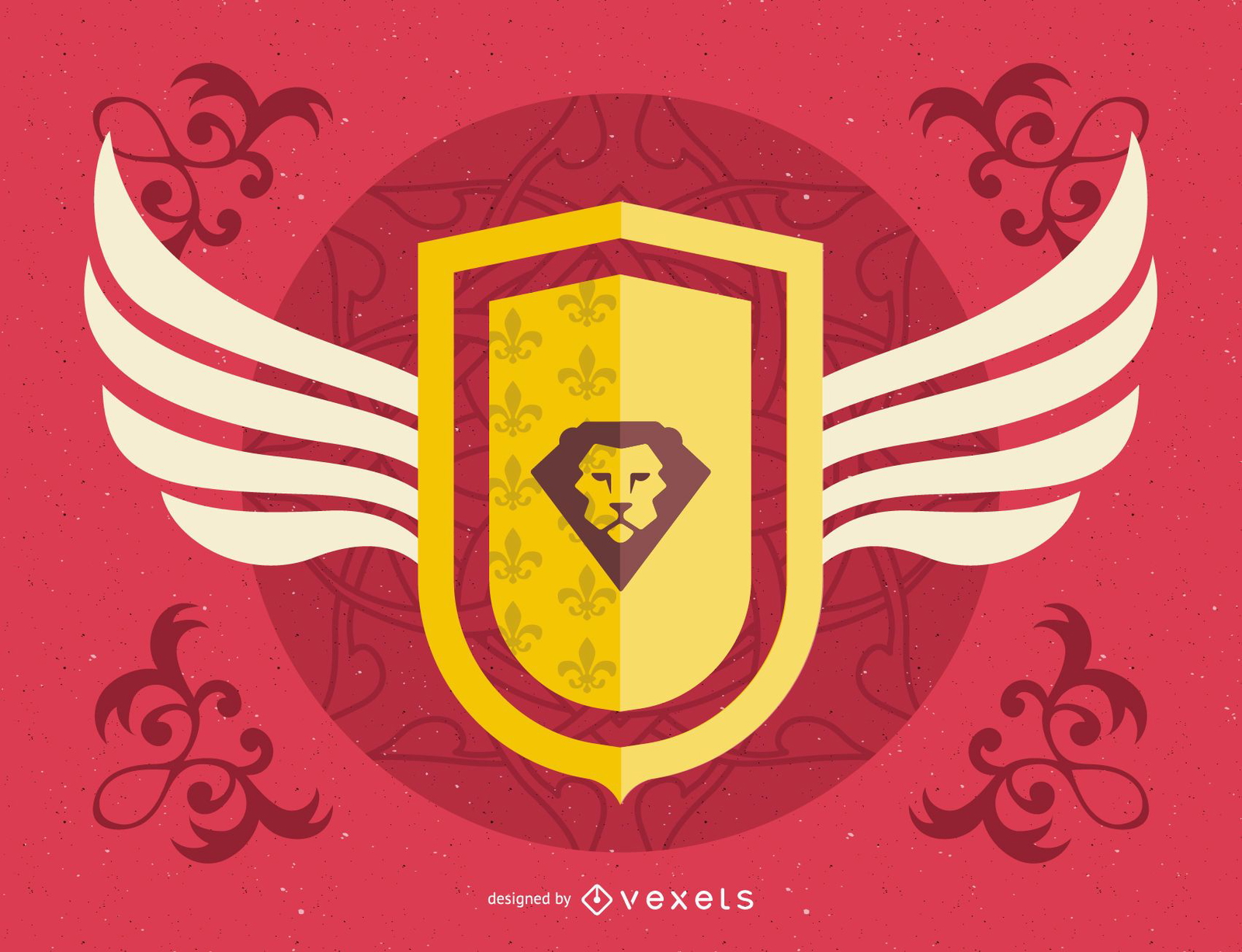 Heraldic shield - Vector download