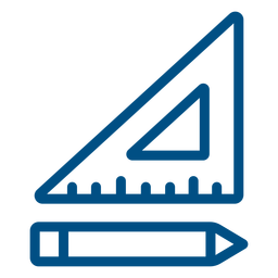 Squad Lineal und Bleistiftsymbol PNG-Design