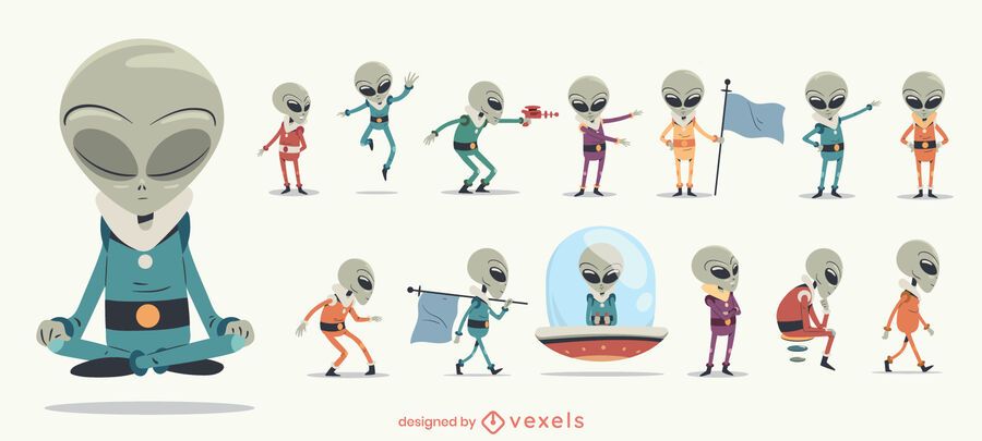 Alien character set Alien character set