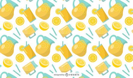 Design de padrão de limonada Design de padrão de limonada