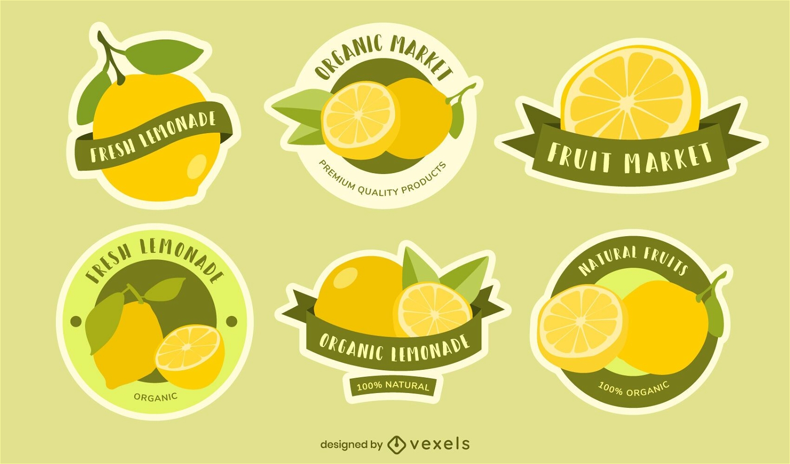 Conjunto de placa de limón
