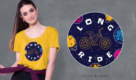Long ride t-shirt design Long ride t-shirt design