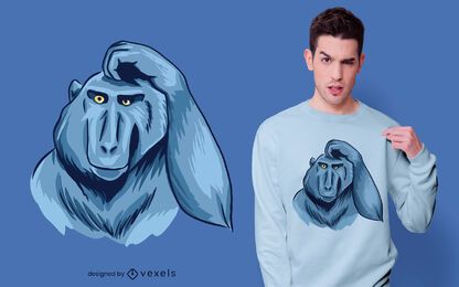 Affenkratzkopf-T-Shirt Design