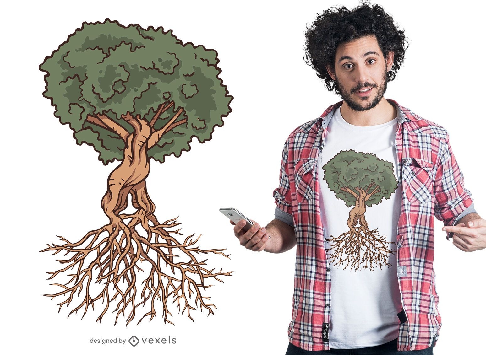 Design de camisetas Full Tree