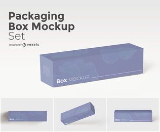 Large box mockup set