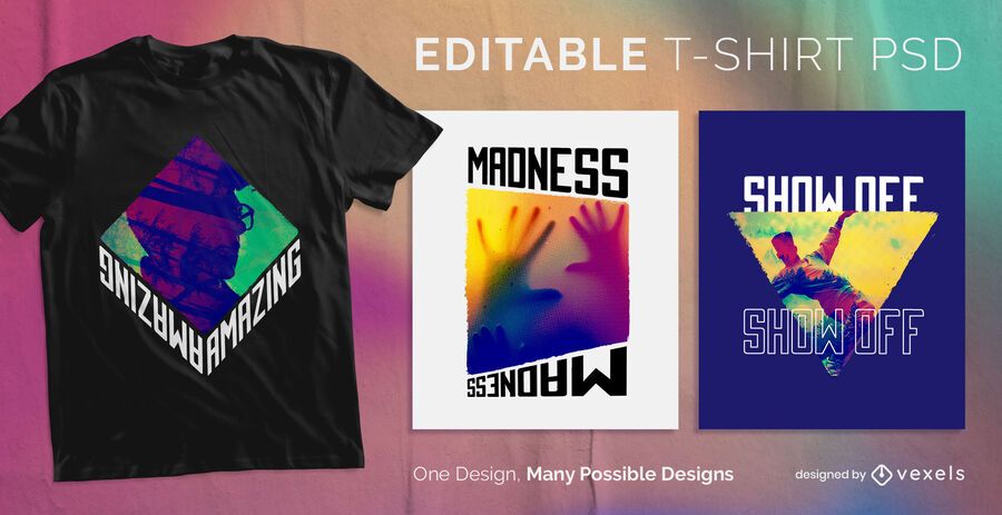 CMYK scalable t-shirt psd CMYK scalable t-shirt psd