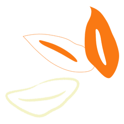 Herbstblätter Hand gezeichnet PNG-Design