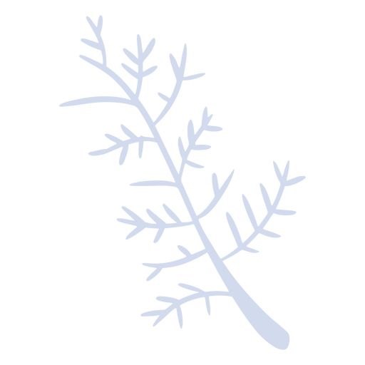 Branch with no leaves stroke PNG Design