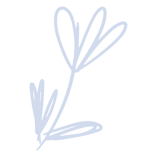 Gänseblümchen Blumenstrich PNG-Design