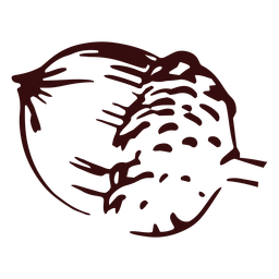 Dibujado a mano otoño bellota Diseño PNG