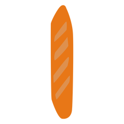 Loaf of bread flat PNG Design