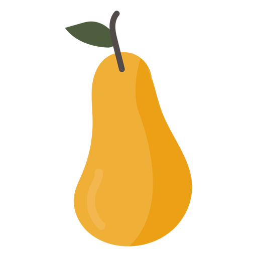 Download Pear fruit flat pear flat - Transparent PNG & SVG vector file
