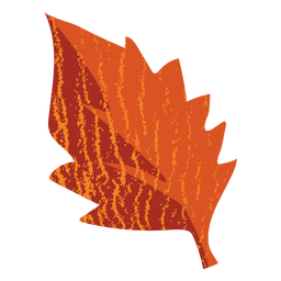 Folha pontiaguda plana Desenho PNG