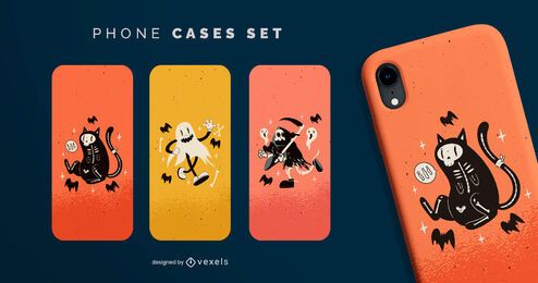 Conjunto de capas vintage para celular Conjunto de capas vintage para celular