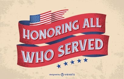 Honrando todas las letras del día de los veteranos