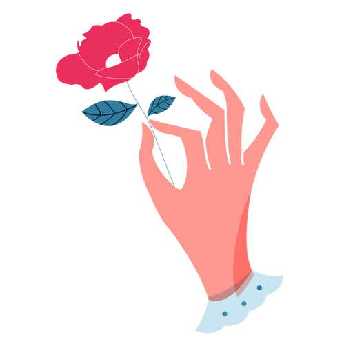 Dia dos Namorados segurando mão rosa Desenho PNG