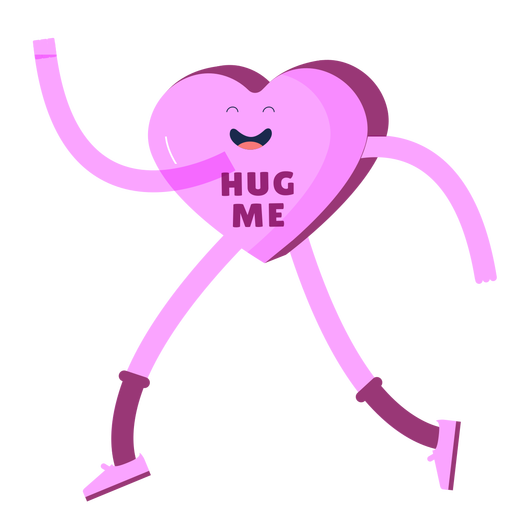 Valentines Hug Me Heart Candy Heart Transparent Png Svg Vector File