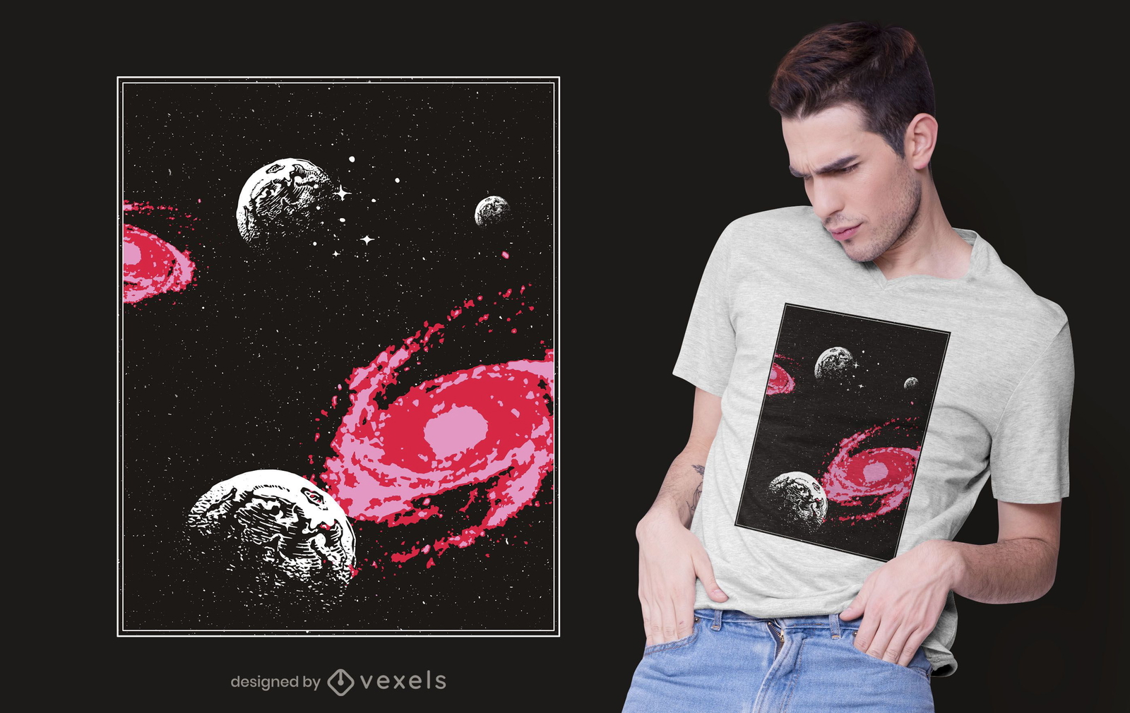 Cosmos Space T-Shirt Design