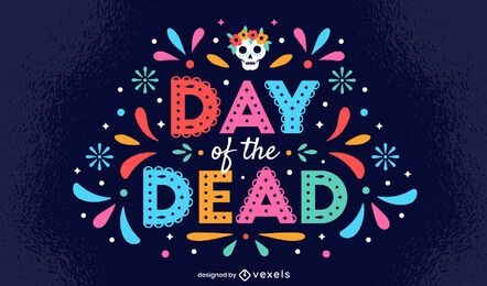 Letras de Papel Picado del Día de los Muertos