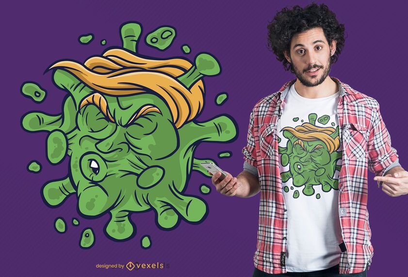 Covid trump t-shirt design Covid trump t-shirt design