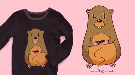 Gopher gamer t-shirt design Gopher gamer t-shirt design