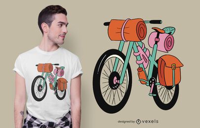 Bikepacking t-shirt design