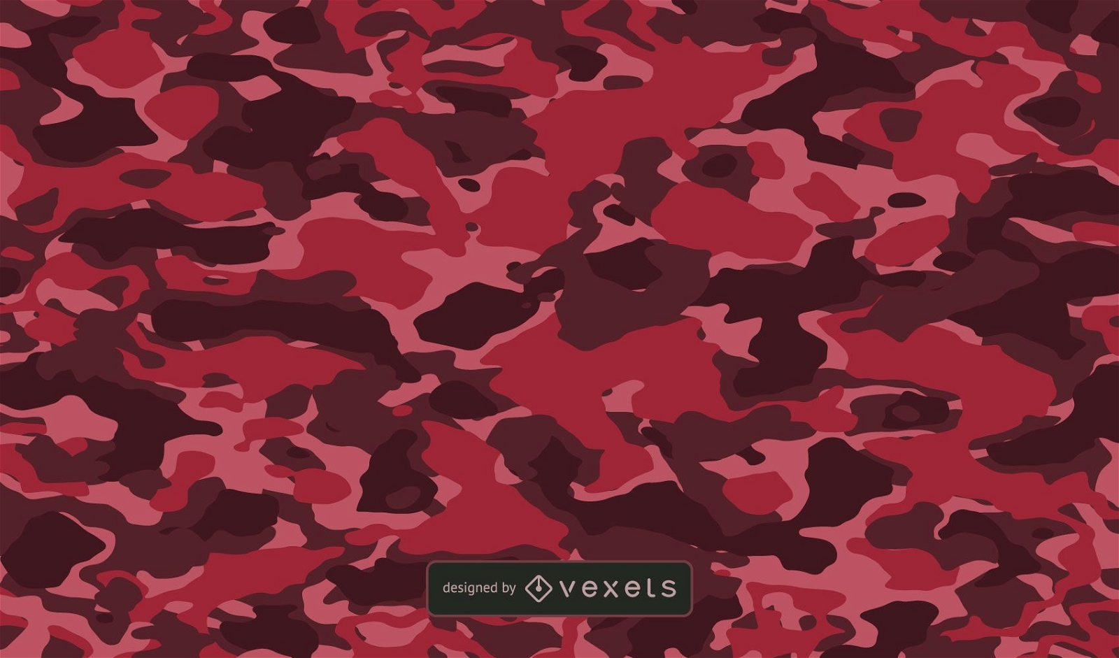 Red Camo Texture Background