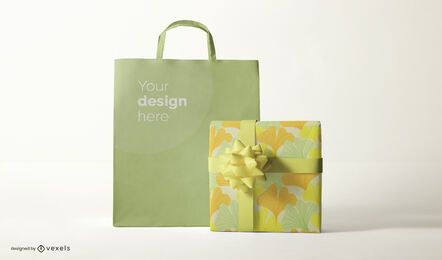 Tasche und präsentieren Modelldesign
