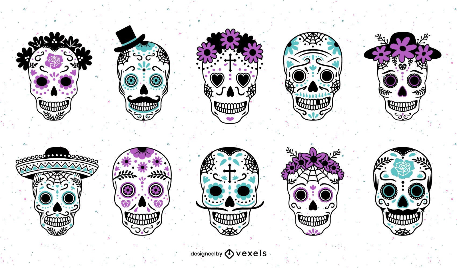 Sugar Skulls Design Pack