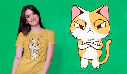 Angry kitten t-shirt design Angry kitten t-shirt design