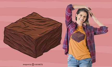 Design de camiseta Brownie Piece