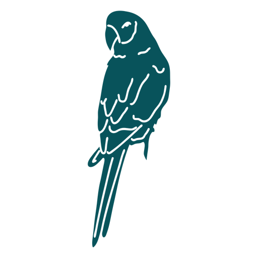 Ara Papageienvogel PNG-Design