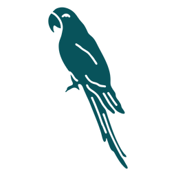 Macaw parrot bird side PNG Design