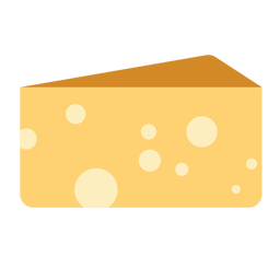 Queijo leiteiro plano Desenho PNG