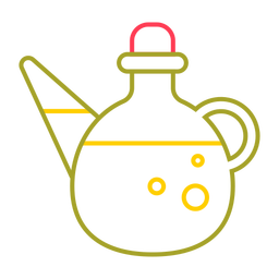 Cooking oil colorful stroke PNG Design Transparent PNG