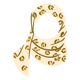 Zapatos planos de mujer con estampado animal hijab Diseño PNG