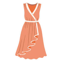 Outfit female dress illustration PNG Design