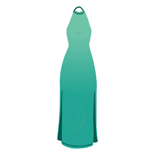 Outfit weibliche Neckholder Kleid Illustration PNG-Design
