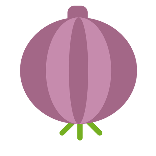 Purple onion plant flat