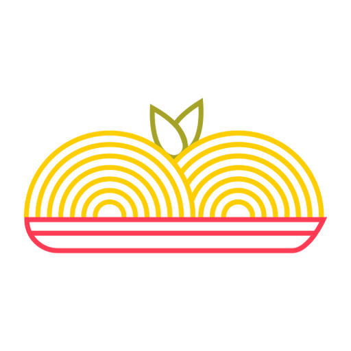 Travesseiro de macarrão espaguete Desenho PNG