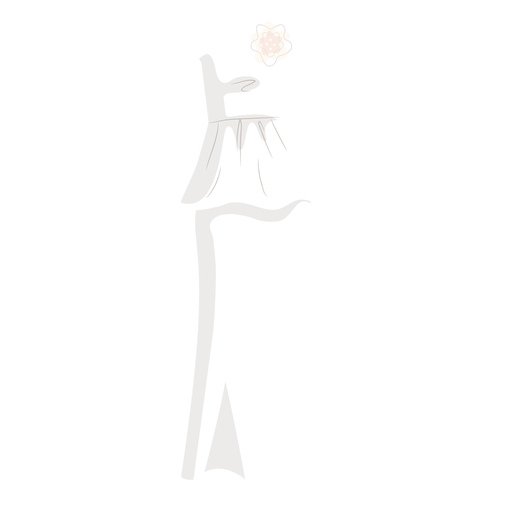 Download Strapless wedding dress bride illustration - Transparent ...