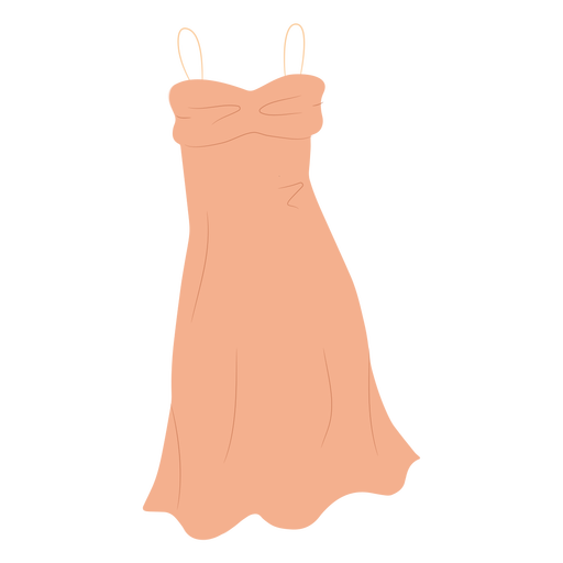 Ilustração de roupas estilo vestido slip Desenho PNG