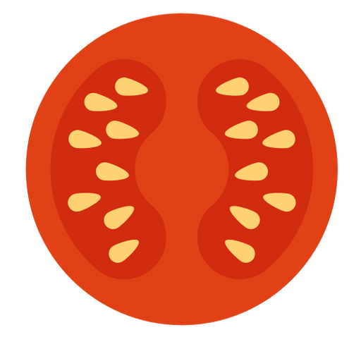 Tomato slice flat - Transparent PNG & SVG vector file