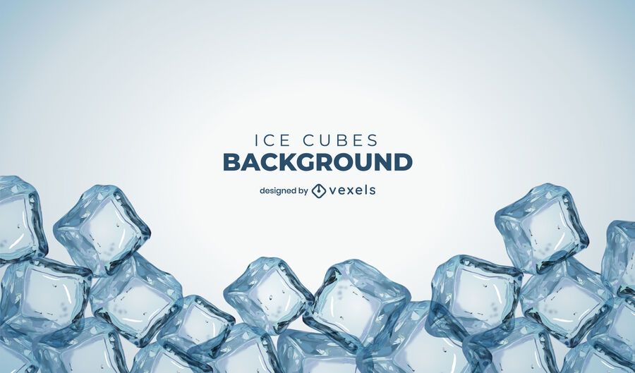 Diseño de fondo de cubitos de hielo Diseño de fondo de cubitos de hielo