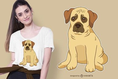 Design de t-shirt Boerboel Puppy Dog