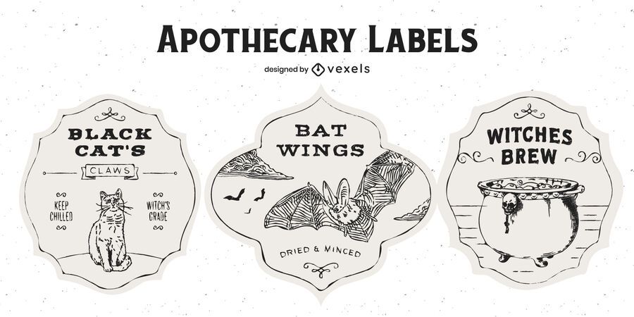 Halloween Apothecary Badge Pack Halloween Apothecary Badge Pack
