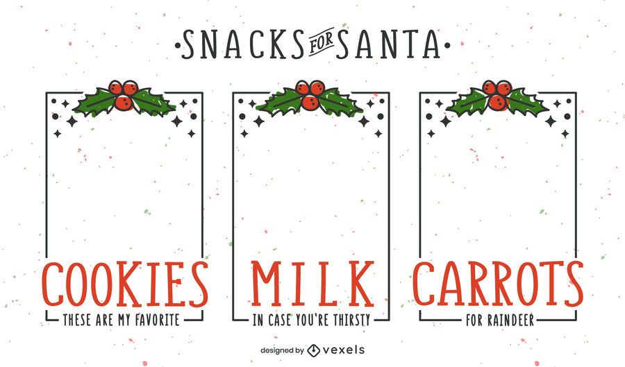 Christmas Santa Tray Banner frames Pack Christmas Santa Tray Banner frames Pack
